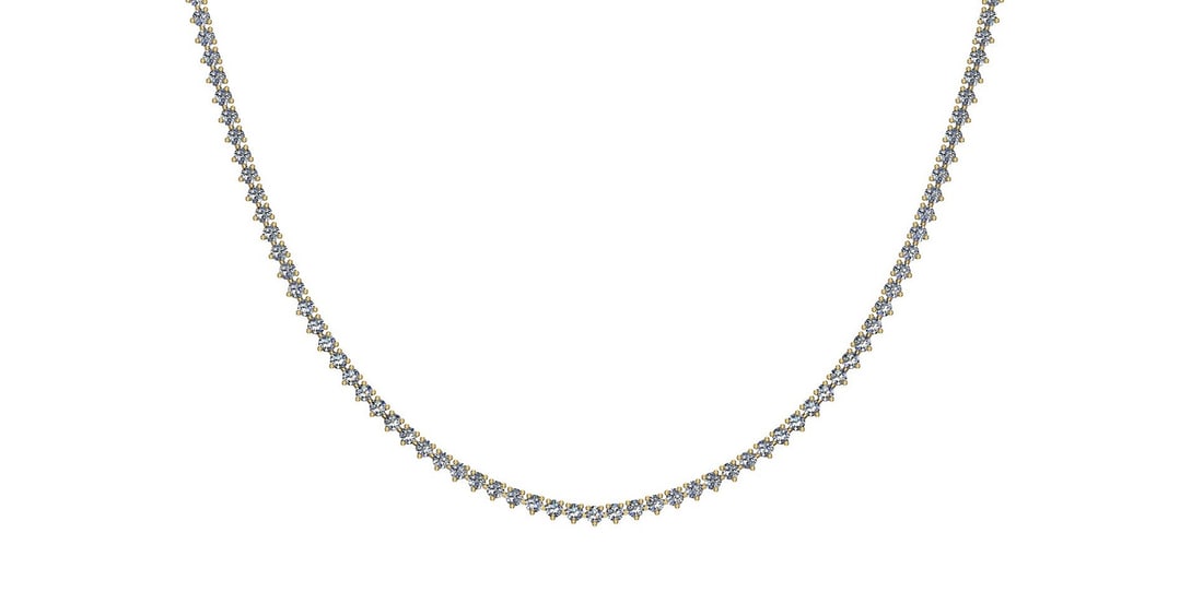 2.24 Ctw SI2/I1 Diamond 14K Yellow Gold Slide Necklace: 2.24 Ctw SI2/I1 Diamond 14K Yellow Gold Slide Necklace -- Center Diamond Weight : 2.24 Ctw (Round Cut) Center Diamond Color :- J-K Center Clarity : SI2/I1 Stone Setting : Metal Weight : Approx 14.00 G