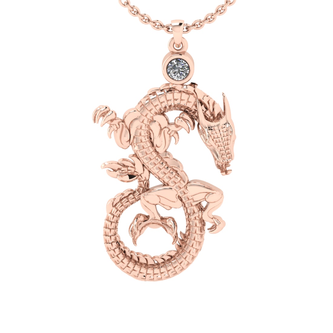 0.15 Ctw SI2/I1 Diamond 14K Rose Gold Hip Hop theme Pendant Necklace: 0.15 Ctw SI2/I1 Diamond 14K Rose Gold Hip Hop theme Pendant Necklace -- Total Diamond Weight : 0.15 Ctw (Round Cut) Center Diamond Color :- J-K Center Clarity : SI2/I1 Stone Setting : Prong Metal Weig