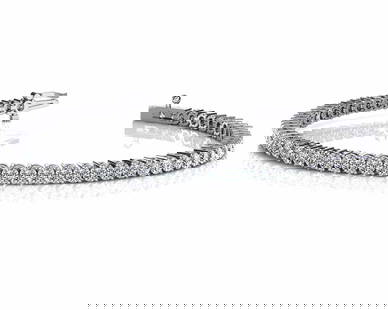 14K WHITE GOLD 1.50 CTW G-H VS2/SI1 2 PRONG SET ROUND DIAMOND TENNIS BRACELET: 14K WHITE GOLD 1.50 CTW G-H VS2/SI1 2 PRONG SET ROUND DIAMOND TENNIS BRACELET -- 14K WHITE GOLD 1.50 CTW G-H VS2/SI1 2 PRONG SET ROUND DIAMOND TENNIS BRACELET #PAPPS19877v5