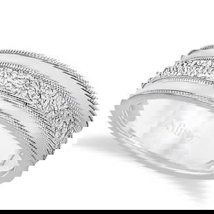 Carved Mens Wedding Ring Diamond Cut Band in Platinum 7 mm: Carved Mens Wedding Ring Diamond Cut Band in Platinum 7 mm -- CENTER STONE; CENTER STONE CLARITY; CENTER STONE COLOR; CENTER STONE SETTING; SIDE STONE CLARITY; SIDE STONE COLOR; SIDE STONE SETTING; ct