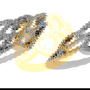 1.28 Ctw SI2/I1 Diamond 14K Yellow Gold Promises Ring: 1.28 Ctw SI2/I1 Diamond 14K Yellow Gold Promises Ring -- Center Diamond Weight : 0.50 Ctw (Pear Cut) Center Diamond Color :- J-K Center Setting : Prong Center Clarity : SI2/I1 Side Stone Weight Of