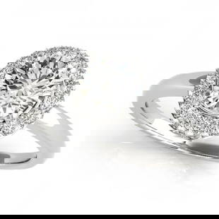CERTIFIED PLATINUM 1.45 CTW J-K/VS-SI1 DIAMOND HALO ENGAGEMENT RING: CERTIFIED PLATINUM 1.45 CTW J-K/VS-SI1 DIAMOND HALO ENGAGEMENT RING -- CERTIFIED PLATINUM 1.45 CTW J-K/VS-SI1 DIAMOND HALO ENGAGEMENT RING (CENTER STONE DAIMOND 1.00 CTW J-K/VS-SI1) please request