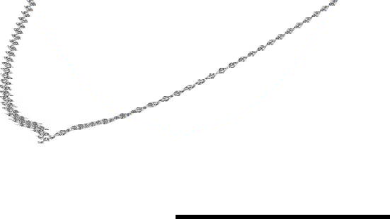 4.66 Ctw SI2/I1 Diamond 14K Rose Gold Necklace: 4.66 Ctw SI2/I1 Diamond 14K Rose Gold Necklace -- Center Diamond Weight : 4.66 Ctw (Round Cut) Center Diamond Color :- J-K Center Clarity : SI2/I1 Stone Setting : Metal Weight : Approx 14.59 Gram 14K