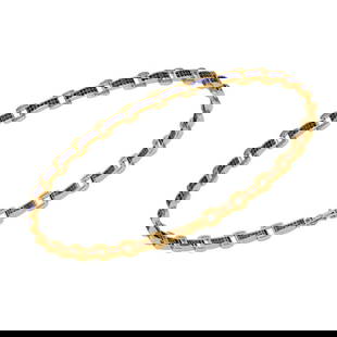 6.50 Ctw SI2/I1 Blue Sapphire And Diamond 14K Yellow Gold Bracelet: 6.50 Ctw SI2/I1 Blue Sapphire And Diamond 14K Yellow Gold Bracelet -- Total Diamond Weight : 6.50 Ctw ( Princess Cut) Color : J-K Diamond and Blue Sapphire Setting : Prong Stone Clarity : SI2/I1