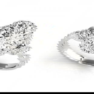 CERTIFIED 14KT WHITE GOLD 0.87 CTW J-K/VS-SI1 DIAMOND HALO ENGAGEMENT RING: CERTIFIED 14KT WHITE GOLD 0.87 CTW J-K/VS-SI1 DIAMOND HALO ENGAGEMENT RING -- CERTIFIED 14KT WHITE GOLD 0.87 CTW J-K/VS-SI1 DIAMOND HALO ENGAGEMENT RING (CENTER STONE .70 CTW) please request ring size