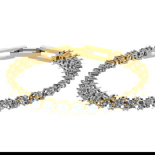 12.50 Ctw SI2/I1 Diamond Ladies Fashion 18K Yellow Gold Tennis Bracelet: 12.50 Ctw SI2/I1 Diamond Ladies Fashion 18K Yellow Gold Tennis Bracelet -- Diamond Stone Weight ; 12.50 Ctw ( Round Cut) Diamond Stone Color : White J-KDiamond Stone Clarity : SI2/I1 Center Stone