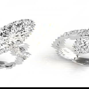 CERTIFIED 14KT WHITE GOLD 1.32 CTW J-K/VS-SI1 DIAMOND HALO ENGAGEMENT RING: CERTIFIED 14KT WHITE GOLD 1.32 CTW J-K/VS-SI1 DIAMOND HALO ENGAGEMENT RING -- CERTIFIED 14KT WHITE GOLD 1.32 CTW J-K/VS-SI1 DIAMOND HALO ENGAGEMENT RING (CENTER STONE .70 CTW) please request ring size