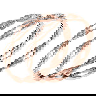 6.52 Ctw SI2/I1 Diamond 10K Rose Gold Bengals: 6.52 Ctw SI2/I1 Diamond 10K Rose Gold Bengals -- Center Stone Weight : 6.52 Ctw (Round Cut ) Center Stone Color : J-K Stone Clarity : SI2/I1 Stone Setting : Prong Metal Weight : Approx 45.10 Gram