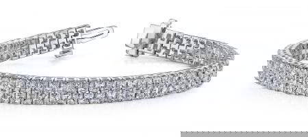 14KT WHITE GOLD 8 CTW G-H SI2/SI3 ENDLESS DREAMS PRINCESS CUT TENNIS BRACELET: 14KT WHITE GOLD 8 CTW G-H SI2/SI3 ENDLESS DREAMS PRINCESS CUT TENNIS BRACELET -- 14KT WHITE GOLD 8 CTW G-H SI2/SI3 ENDLESS DREAMS PRINCESS CUT TENNIS BRACELET #PAPPS20286v5