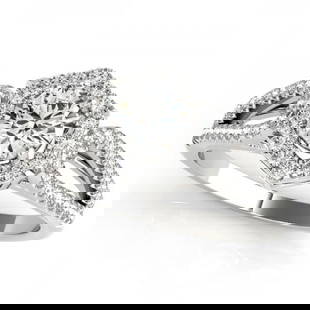 CERTIFIED PLATINUM 1.38 CTW J-K/VS-SI1 DIAMOND HALO ENGAGEMENT RING: CERTIFIED PLATINUM 1.38 CTW J-K/VS-SI1 DIAMOND HALO ENGAGEMENT RING -- CERTIFIED PLATINUM 1.38 CTW J-K/VS-SI1 DIAMOND HALO ENGAGEMENT RING (CENTER STONE DAIMOND 1.00 CTW J-K/VS-SI1) please request