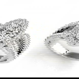 CERTIFIED PLATINUM .85 CTW J-K/VS-SI1 DIAMOND HALO ENGAGEMENT RING: CERTIFIED PLATINUM .85 CTW J-K/VS-SI1 DIAMOND HALO ENGAGEMENT RING -- CERTIFIED PLATINUM .85 CTW J-K/VS-SI1 DIAMOND HALO ENGAGEMENT RING (CENTER STONE DAIMOND .50 CTW J-K/VS-SI1) please request ring