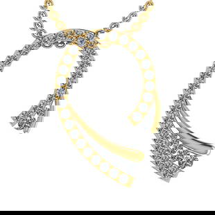 0.54 Ctw SI2/I1 Diamond 14K Yellow Gold Necklace: 0.54 Ctw SI2/I1 Diamond 14K Yellow Gold Necklace -- Center Stone Weight : 0.54 Ctw (Round Cut ) Center Stone Color : J-K Stone Clarity : SI2/I1 Center Stone Setting : Prong Metal Weight : Approx 3.00