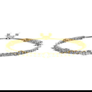 1.84 Ctw SI2/I1 Diamond Prong Set 14K Yellow Gold Slide Bracelet: 1.84 Ctw SI2/I1 Diamond Prong Set 14K Yellow Gold Slide Bracelet -- Center Diamond Weight : 1.84 Ctw (Round Cut) Center Diamond Color :- J-K Center Clarity : SI2/I1 Stone Setting : Prong Metal Weight
