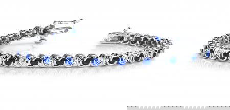4 Prong Round Tennis Bracelet - Platinum, 7.00 Ct (12468) 4 Prong Round Tennis Bracelet - Platinum, 7.00 Ct (12468)