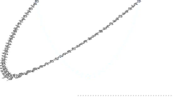 Certified 5.63 Ctw SI2/I1 Diamond 14K White Gold Necklace: Certified 5.63 Ctw SI2/I1 Diamond 14K White Gold Necklace -- Center Diamonds Approx Weight: 5.63 Ctw (Round Cut) Center Diamond Color: J-K Center Clarity: SI2/I1 Stone Setting: Prong Metal Approx