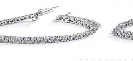 14K WHITE GOLD 2 CTW G-H SI2/SI3 CLASSIC FOUR PRONG TENNIS BRACELET: 14K WHITE GOLD 2 CTW G-H SI2/SI3 CLASSIC FOUR PRONG TENNIS BRACELET -- 14K WHITE GOLD 2 CTW G-H SI2/SI3 CLASSIC FOUR PRONG TENNIS BRACELET #PAPPS20042v5