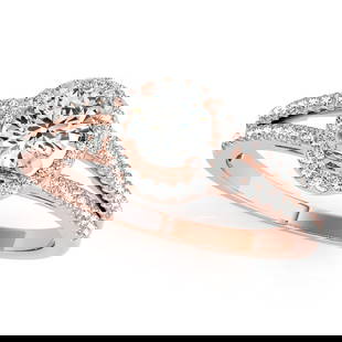 CERTIFIED 18K ROSE GOLD .95 CTW J-K/VS-SI1 DIAMOND HALO ENGAGEMENT RING: CERTIFIED 18K ROSE GOLD .95 CTW J-K/VS-SI1 DIAMOND HALO ENGAGEMENT RING -- CERTIFIED 18K ROSE GOLD .95 CTW J-K/VS-SI1 DIAMOND HALO ENGAGEMENT RING (CENTER STONE DAIMOND .60 CTW J-K/VS-SI1) please requ