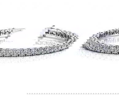 14KT WHITE GOLD 2 CTW G-H VS2/SI1 CLASSIC FOUR PRONG DIAMOND TENNIS BRACELET: 14KT WHITE GOLD 2 CTW G-H VS2/SI1 CLASSIC FOUR PRONG DIAMOND TENNIS BRACELET -- 14KT WHITE GOLD 2 CTW G-H VS2/SI1 CLASSIC FOUR PRONG DIAMOND TENNIS BRACELET #PAPPS19923v5