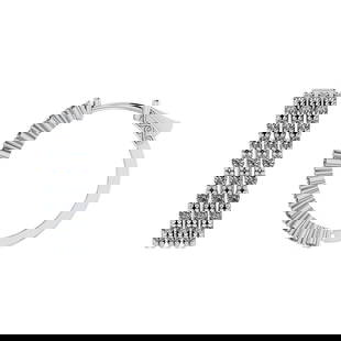 0.90 Ctw SI2/I1 Diamond Prong Set 14K White Gold Huggie Earrings: 0.90 Ctw SI2/I1 Diamond Prong Set 14K White Gold Huggie Earrings -- Center Diamond Weight : 0.90 Ctw (Round Cut) Center Diamond Color :- J-K Center Clarity : SI2/I1 Stone Setting : Prong Metal Weight