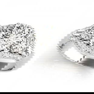 CERTIFIED 18KT WHITE GOLD 1.22 CTW J-K/VS-SI1 DIAMOND ENGAGEMENT RING: CERTIFIED 18KT WHITE GOLD 1.22 CTW J-K/VS-SI1 DIAMOND ENGAGEMENT RING -- CERTIFIED 18KT WHITE GOLD 1.22 CTW J-K/VS-SI1 DIAMOND ENGAGEMENT RING please request ring size upon payment #PAPPS86798v3