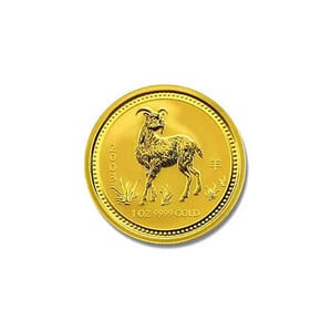 2003 Australia 1/10 oz Gold Lunar Goat: 2003 Australia 1/10 oz Gold Lunar Goat -- 2003 Australia 1/10 oz Gold Lunar Goat #PAPPS64276v7