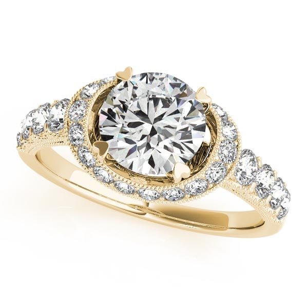 CERTIFIED 18K YELLOW GOLD 1.14 CTW J-K/VS-SI1 DIAMOND HALO ENGAGEMENT RING: CERTIFIED 18K YELLOW GOLD 1.14 CTW J-K/VS-SI1 DIAMOND HALO ENGAGEMENT RING -- CERTIFIED 18K YELLOW GOLD 1.14 CTW J-K/VS-SI1 DIAMOND HALO ENGAGEMENT RING (CENTER STONE DIAMOND .50 CTWW J-K/VS-SI1) plea