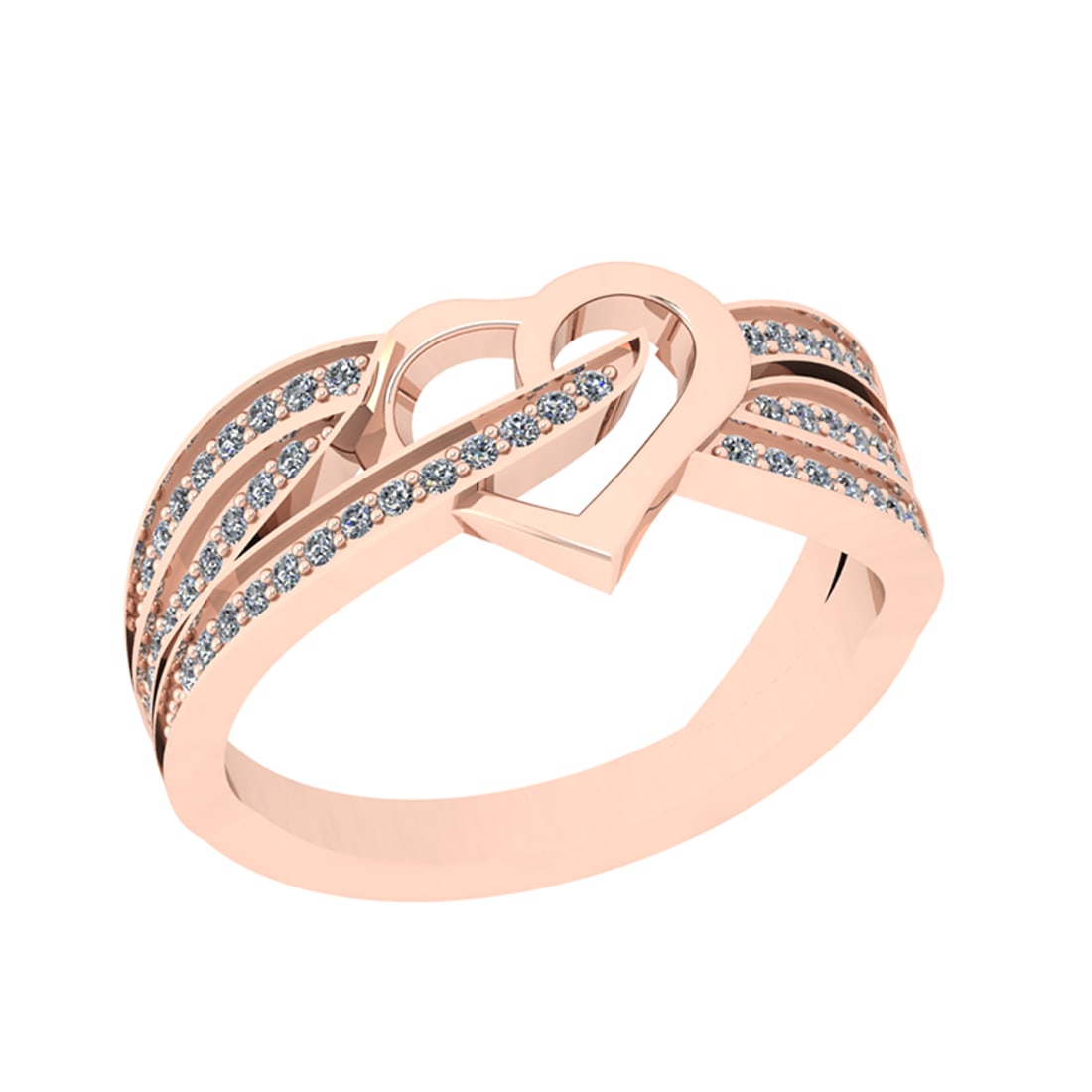 0.40 Ctw Si2/i1 Diamond 14K Rose Gold Groom Band Ring: 0.40 Ctw Si2/i1 Diamond 14K Rose Gold Groom Band Ring -- Total Weight : 0.40 Ctw (Round Cut ) Diamond Stone Color : J-K Stone Clarity : Si2/i1 Diamond Stone Setting : Prong Metal Weight : Approx 3.90