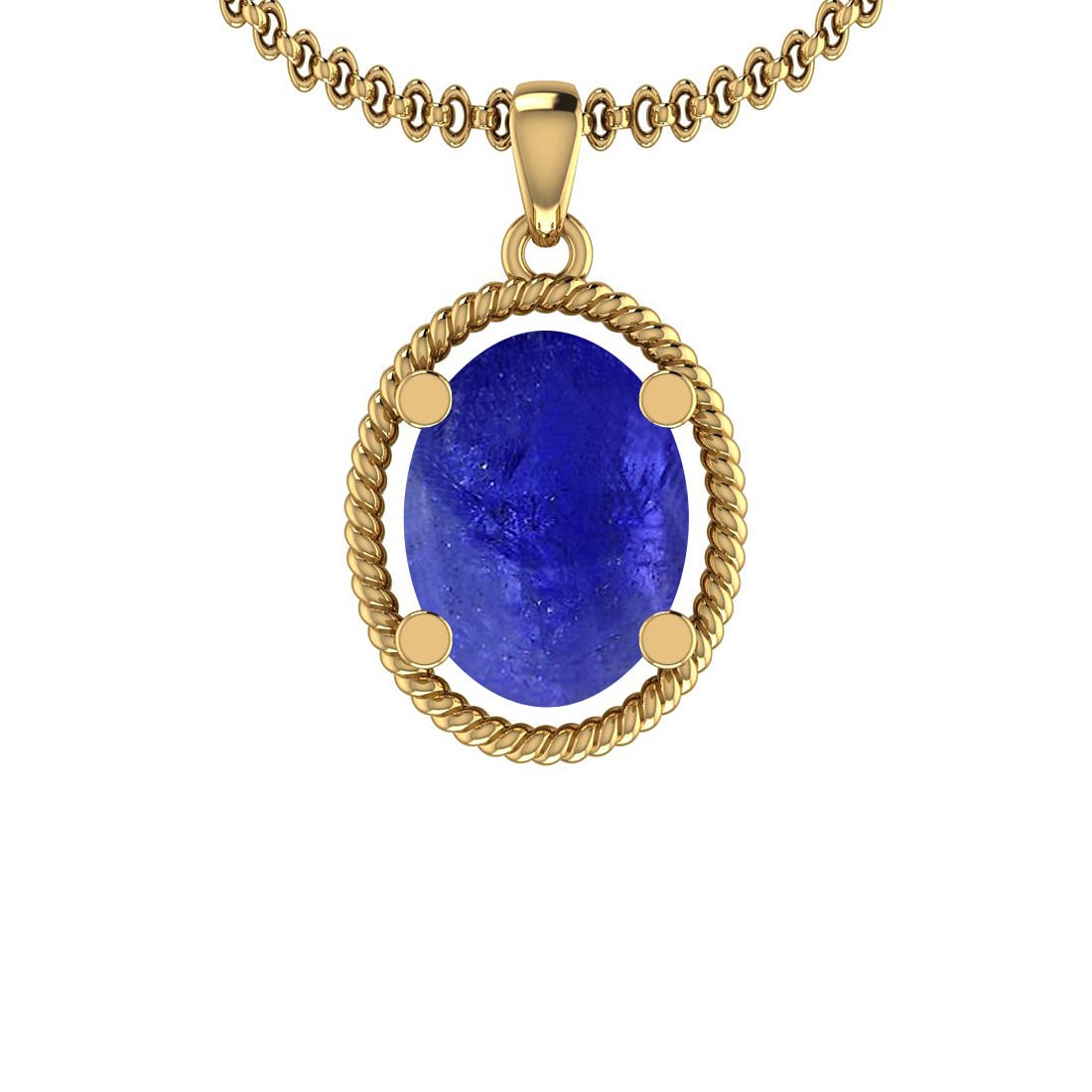 Certified 6.50 Ctw Tanzanite 14K Yellow Gold Victorian Style Pendant: Certified 6.50 Ctw Tanzanite 14K Yellow Gold Victorian Style Pendant -- Color Stone Approx Weight: 6.50 Ctw (1 pcs Oval Cabochon) Center Stone Color: Tanzanite Center Stone Setting: Prong Metal Approx