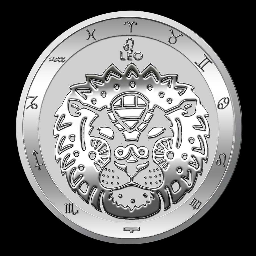 2021 Tokelau 1 oz Silver Zodiac Series: Leo BU: 2021 Tokelau 1 oz Silver Zodiac Series: Leo BU -- 2021 Tokelau 1 oz Silver Zodiac Series: Leo BU #PAPPS40378v7