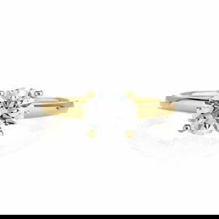 Certified 0.52 CTW Round Diamond Solitaire 14k Ring D/SI3: Certified 0.52 CTW Round Diamond Solitaire 14k Ring D/SI3 #PAPPS84347v3