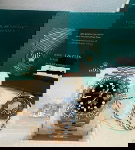 Brand New Release 2023 GMT MASTER II w/18k Yellow Gold and Steel Comes with: Brand New Release 2023 GMT MASTER II w/18k Yellow Gold and Steel Comes with Box & Papers #PAPPS19277v8