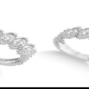 Antique style Marquise Shape Diamond Wedding Ring 14k White Gold 0.10ctw: CENTER STONE; Diamond CENTER STONE CLARITY; SI1-SI2 CENTER STONE COLOR; J-K CENTER STONE SETTING; Pave SIDE STONE CLARITY; SIDE STONE COLOR; SIDE STONE SETTING; ctw OF SIDE STONE: SIDE STONE QUALITY;