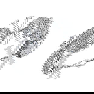 5.54 Ctw SI2/I1 Diamond 14K White Gold baseball theme Bracelet: Total Diamond Weight : 5.54 Ctw (Round cut) Center Diamond Color :- J-K Center Clarity : SI2/I1 Stone Setting : Prong Metal Weight : Approx 62.20 Gram 14K White Gold baseball theme Bracelet Size -7.5