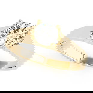 Certified 0.50 Ctw SI2/I1 Diamond 14K Yellow Gold Solitaire Ring: Center Diamond Approx Weight: 0.50 Ctw (Round Cut) Center Color: J-K Center Stone Clarity: SI2/I1 Center Stone Setting: Prong 14K Yellow Gold Solitaire Ring Size: 6 (Free Sizing Avail) #PAPPS38627v7