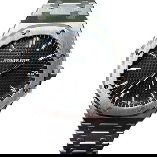 New Audemars Piguet Black Dial Comes With Box and Papers: New Audemars Piguet Black Dial Comes With Box and Papers #PAPPS18766v8