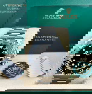 Rolex Black Dial Submariner: Rolex Black Dial Submariner #PAPPS23479v15