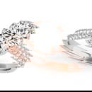 CERTIFIED 18K ROSE GOLD 1.15 CTW J-K/VS-SI1 DIAMOND HALO ENGAGEMENT RING