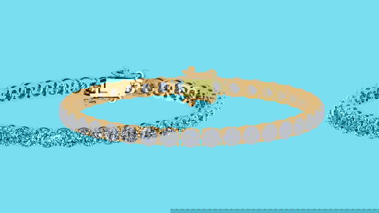 Certified 3.50 Ctw SI2/I1 Diamond Tennis Bracelet 14K Yellow Gold Gold: Center Stone Approx Weight: 3.50 Ctw Center Stone Color: J-K Center Stone Clarity: SI2/I1 Stone Setting: Prong Metal Approx Weight: 10.50 gram 14K Yellow Gold Tennis Bracelet #PAPPS12812v7