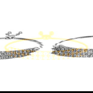 0.54 Ctw SI2/I1 Diamond Prong Set 14K Yellow Gold Slide Bracelet: Center Diamond Weight : 0.54 Ctw (Round Cut) Center Diamond Color :- J-K Center Clarity : SI2/I1 Stone Setting : Prong Metal Weight : Approx 5.80 Gram 14K Yellow Gold Slide Bracelet MJ2675-1SB #PAPPS4