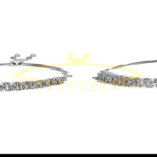 0.67 Ctw SI2/I1 Diamond Prong Set 14K Yellow Gold Slide Bracelet: Center Diamond Weight : 0.67 Ctw (Round Cut) Center Diamond Color :- J-K Center Clarity : SI2/I1 Stone Setting : Prong Metal Weight : Approx 5.20 Gram 14K Yellow Gold Slide Bracelet T4-2.0(2)SB #PAPPS