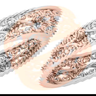 Certified 0.33 Ctw Diamond VS/SI1 18K Rose Gold Ring Made In USA: Center Stone Approx Weight ; 0.33 Ctw (11 Pcs Round) Stone Color: White G-H Diamond Stone Clarity: VS/SI1 Color Stone Setting ; Prong Metal Approx Weight: 6.00 Gram 18K Rose Gold Ring Made In USA #PAP