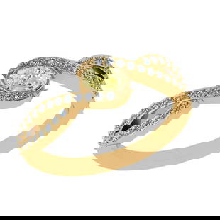 0.65 Ctw GIA Certified Fancy Yellow Diamond 14K Yellow Gold Engagement Halo: GIA Certified Center Diamond Weight :-: 0.38 Ctw ( Oval Cut) Color :- Fancy Yellow Daimond Clarity : VS1 Center Stone Setting : Prong Side Diamond Weight Of Ctw 0.27 Ctw Color : G -H Clarity :VS/SI1