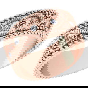 Certified 0.25 Ctw Diamond VS/SI1 14K Rose Gold Band Ring Made In USA: Center Stone Approx Weight ; 0.25 Ctw (10 Pcs Round) Stone Color: White G-H Diamond Stone Clarity: VS/SI1 Color Stone Setting ; Prong Metal Approx Weight: 5.40 Gram 14K Rose Gold Band Made In USA #PAP