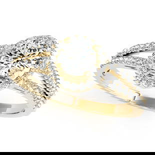 Certified 1.00 Ctw SI2/I1 Diamond 14K Yellow Gold Wedding Halo Ring: Center Diamond Approx Weight: 0.70 Ctw (Round Cut) Center Color: J-K Center Stone Clarity: SI2/I1 Center Stone Setting: Prong Side Stone 0.30 Ctw Side Stone Color: J-K Stone Clarity: SI2/I1 Stone Sett