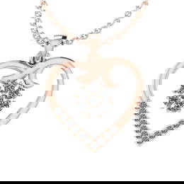 0.18 Ctw SI2/I1 Diamond 14K Rose Gold Valentine s Day special Pendant