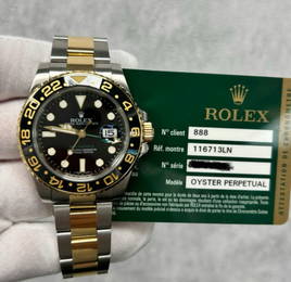 Rolex Two-Tone GMT Master II Ref 116713LN Comes With Box & Papers