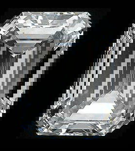 GIA CERTIFIED 0.4 CTW F/SI1 EMERALD DIAMOND: GIA CERTIFIED 0.4 CTW F/SI1 EMERALD DIAMOND #PAPPS78037v6