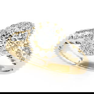 Certified 1.05 Ctw SI2/I1 Diamond 14K Yellow Gold Wedding Ring: Center Diamond Approx Weight: 0.60 Ctw (Round Cut) Center Color: J-K Center Stone Clarity: SI2/I1 Center Stone Setting: Prong Side Stone 0.45 Ctw Side Stone Color: J-K Stone Clarity: SI2/I1 Stone Sett