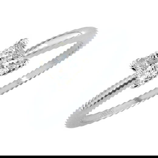 Certified 1.01 CTW Princess Diamond Solitaire 14k Ring G/SI1