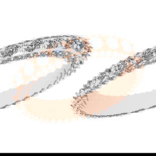 1.27 Ctw VS/SI1 Diamond 14K Rose Gold Eternity Band Ring: Center Weight ; 1.27 Ctw ( Round Cut) Center Color : White G-H Diamond Clarity : VS/SI1 Center Setting ; Prong Metal Weight : Approx 3.20 Gram 14K Rose Gold Eternity Band Ring Current Ring Size-7 #PAP